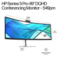 HP Series 5 Pro (49") Dqhd - 49" Ultra-wide Monitor